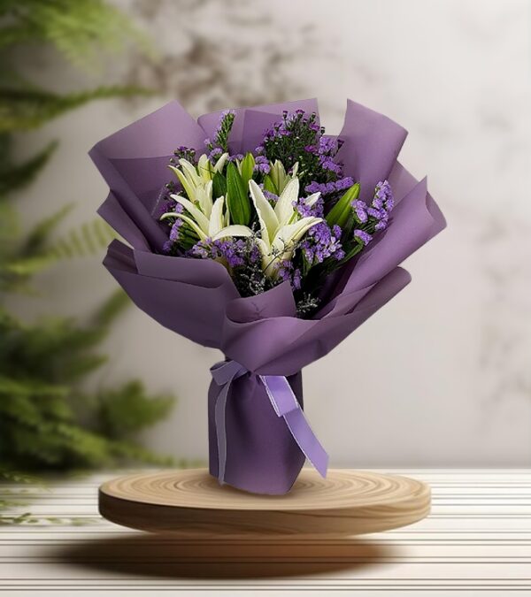 Two Play Lilies Bouquet