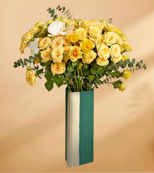 Joyful Yellow Roses