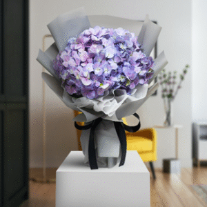 Glowing Purple Hydrangea Bouquet