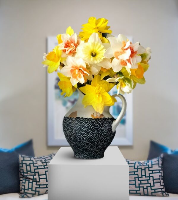 Blowing Yellow & Peach Daffodils