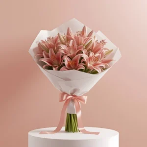 Dusty Pink Lilies
