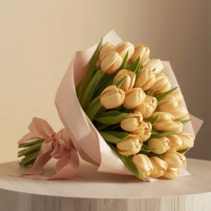 Gold Tulips Bouquet