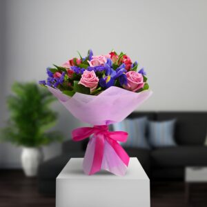 Pink & Purple Iris Bouquet
