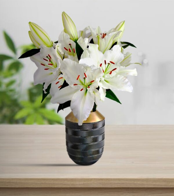 Fresh White Lilies