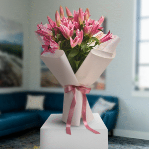 Dusty Pink Lilies