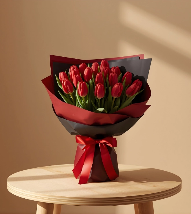 More Red Tulip Bouquet
