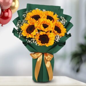 Lovely Yellow Sunflower Bouquet