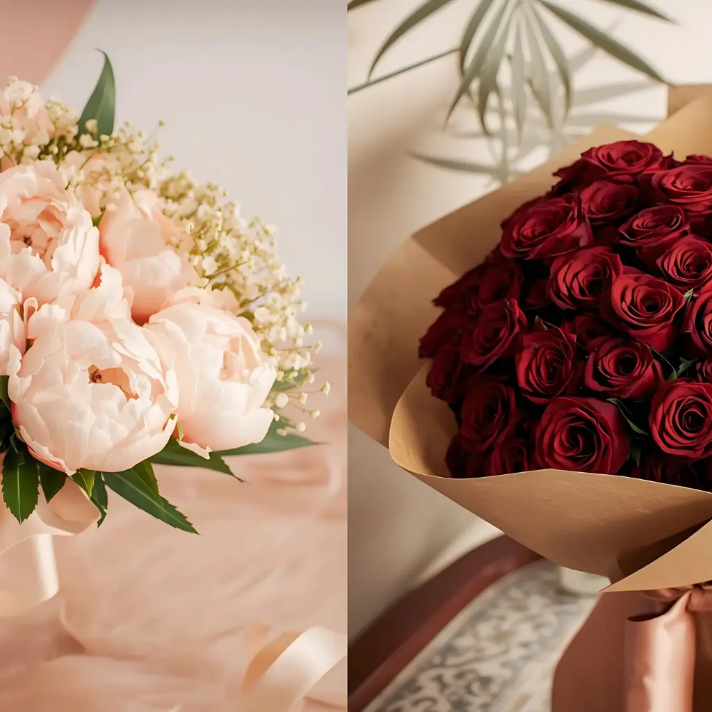 peonies vs roses which is best for gifts