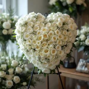 All-White Sympathy Heart