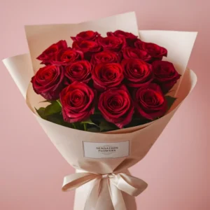 Classic Red Rose Anniversary Bouquet