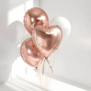 Elegant Rose Gold Balloons