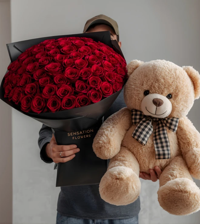 Romantic Red Rose Gift Set