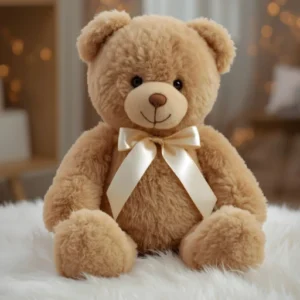 Soft Mocha Teddy Bear