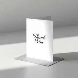 Thank You Minimalist Card
