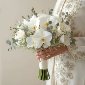 White Orchid Bridal Bouquet