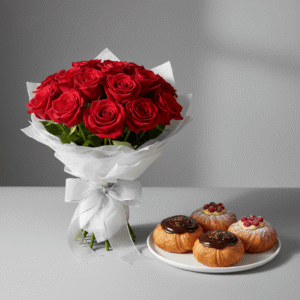 Rose & Pastry Celebration Set